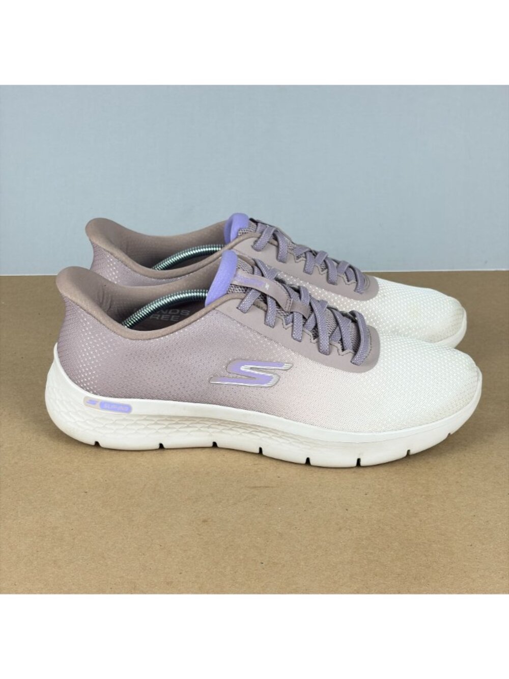 Skechers Slip-Ins Go Walk Flex Cheri Walking Shoes Womens 11 Taupe Lavender - Picture 3 of 10